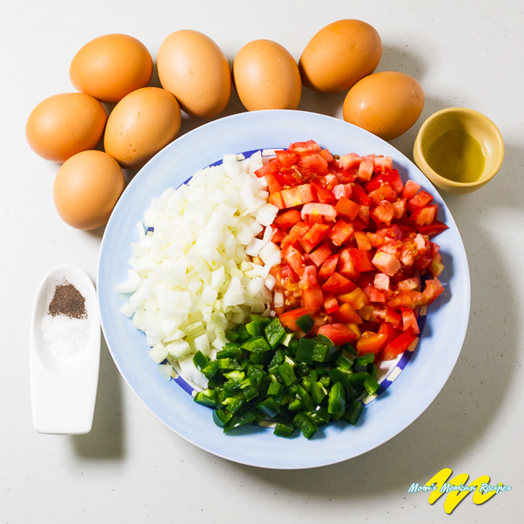 Huevos A La mexicana ingrediente