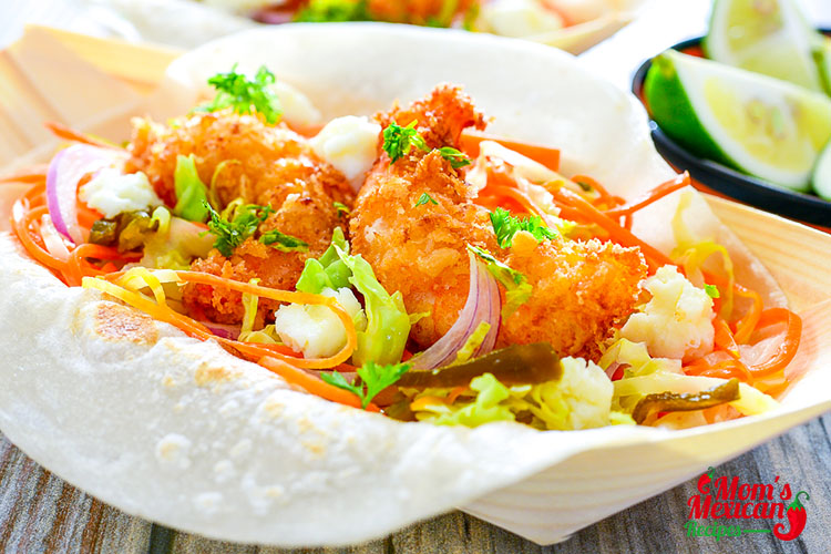 Baja Fried Shrimp Tacos