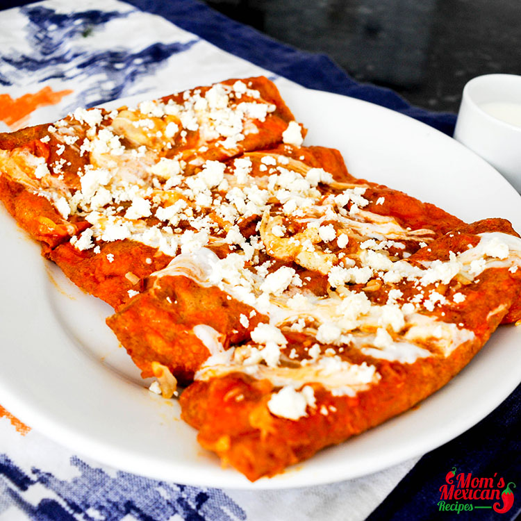 Red Chile Enchiladas Recipe