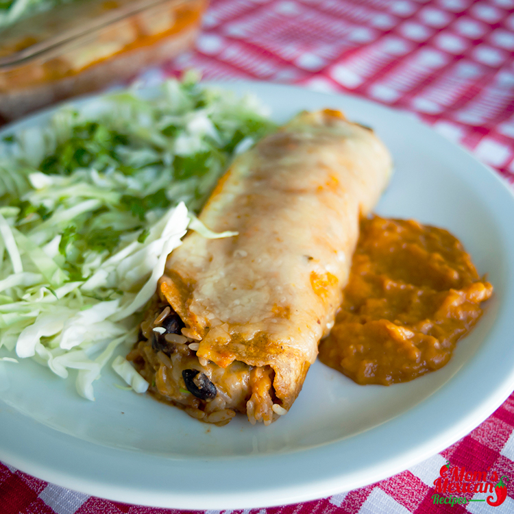 Enchilada Style Burrito Recipe