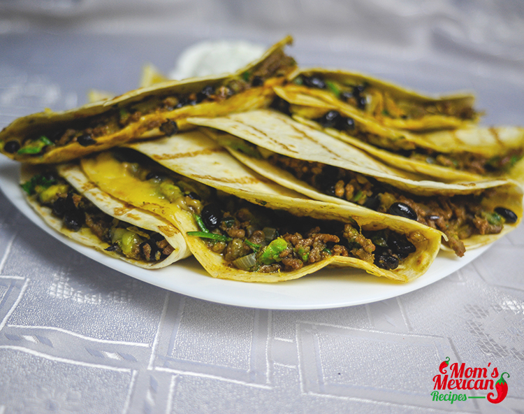 Beef Quesadillas Serving